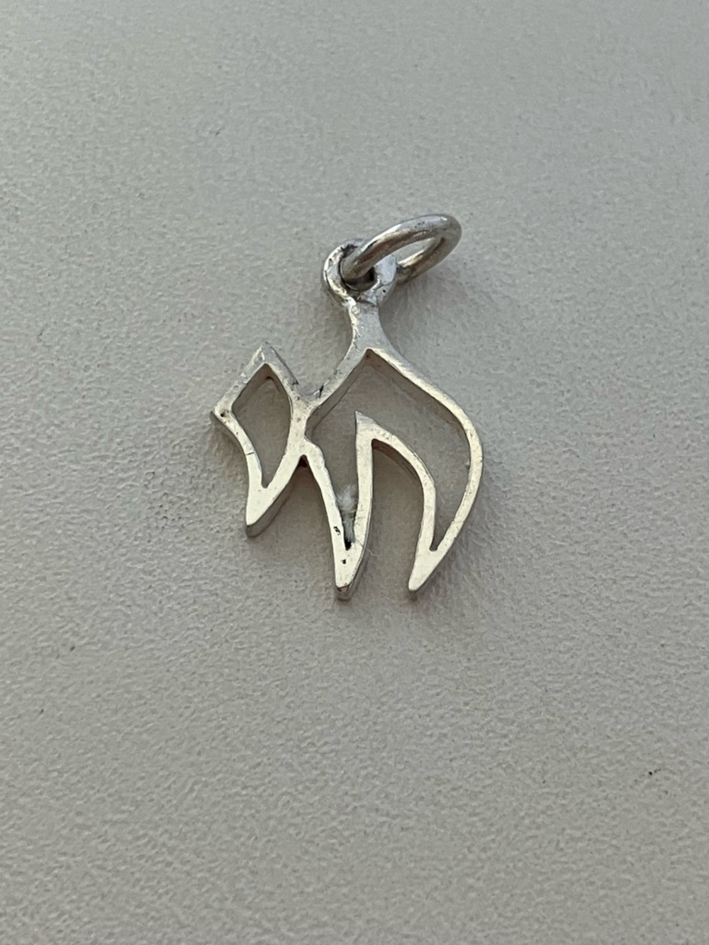 Sterling Silver 'Chai' Pendant - Silver Women's Jewelry